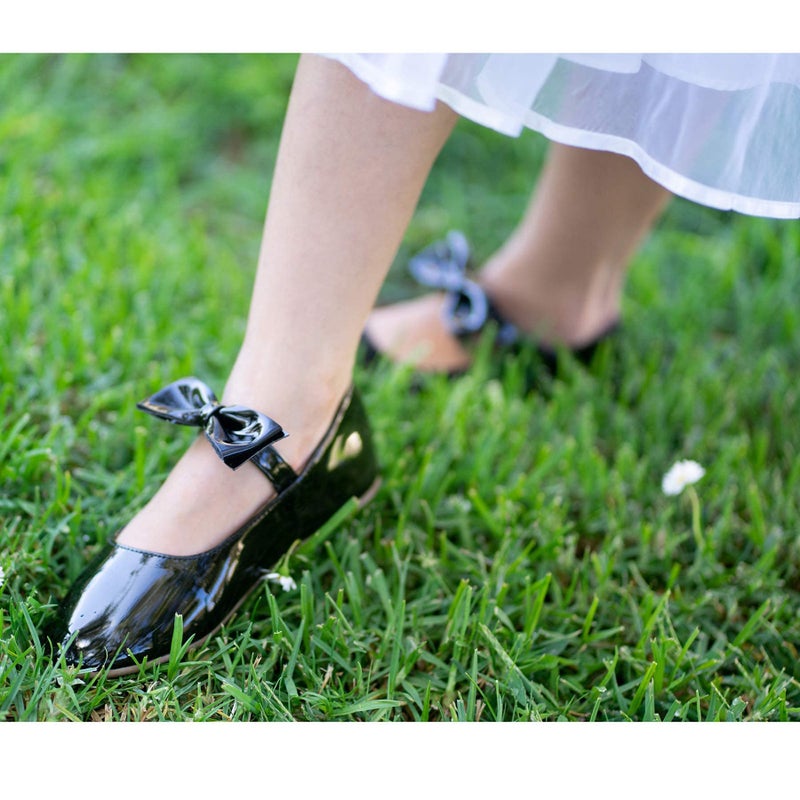 Felix & Flora Girls' Shoes Girl's Ballerina Flat Shoes Mary Jane Dress Shoes (Little/Toddler Girls Shoes/Big Kids) - Image 3
